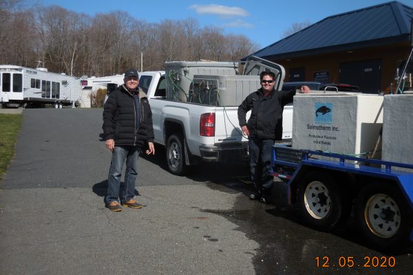 Gilles Carrier, APGLSF et Jimmy Gaudreau, Salmotherm